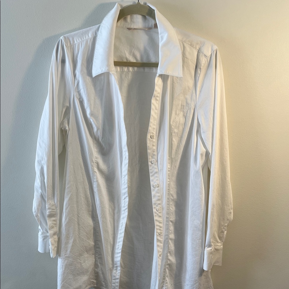 Soft Surroundings Crisp White Dress Shirt
